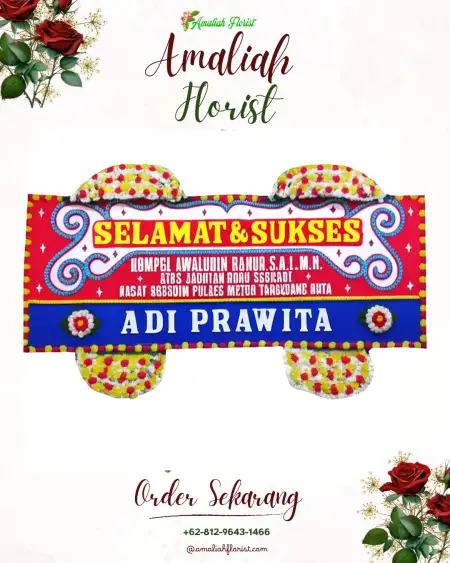 Papan Bunga Ucapan Selamat Semono